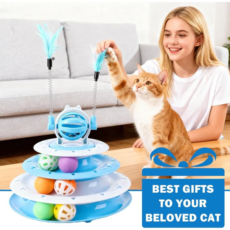 3-in-1 Cat Teaser Turntable - Image 7