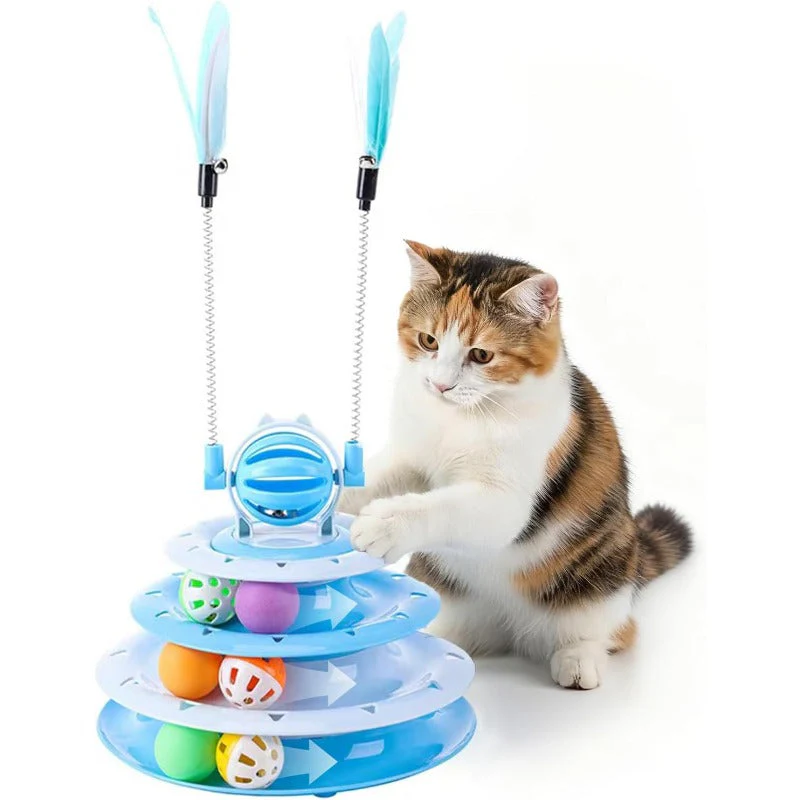 3-in-1 Cat Teaser Turntable - Image 8