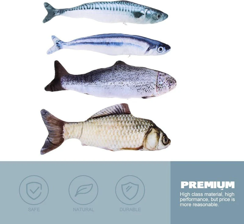 Realistic Fish Plush Toys for Cats - Image 2