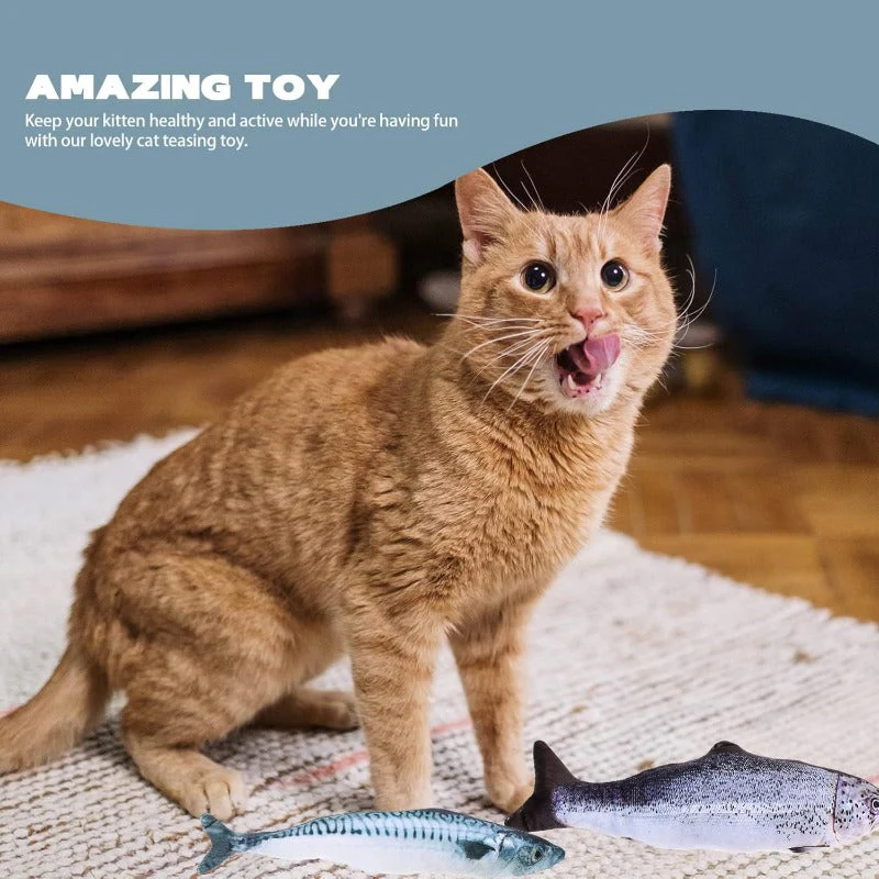 Realistic Fish Plush Toys for Cats - Image 3