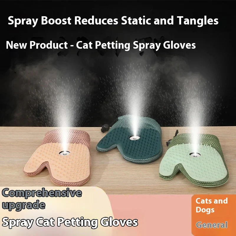 Yopoll 4-in-One Steam Grooming Mist Glove