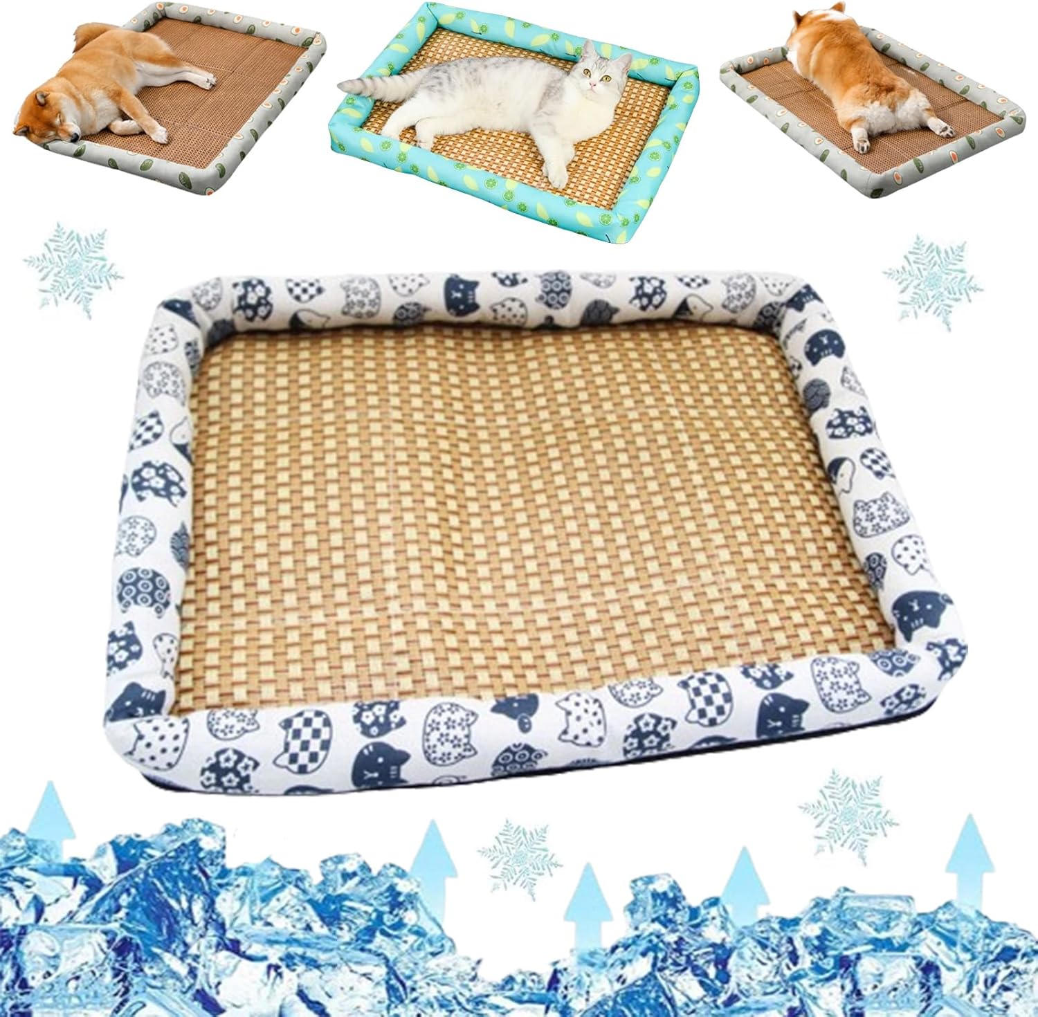 Breathable Rattan Cooling Pet Bed - Image 7