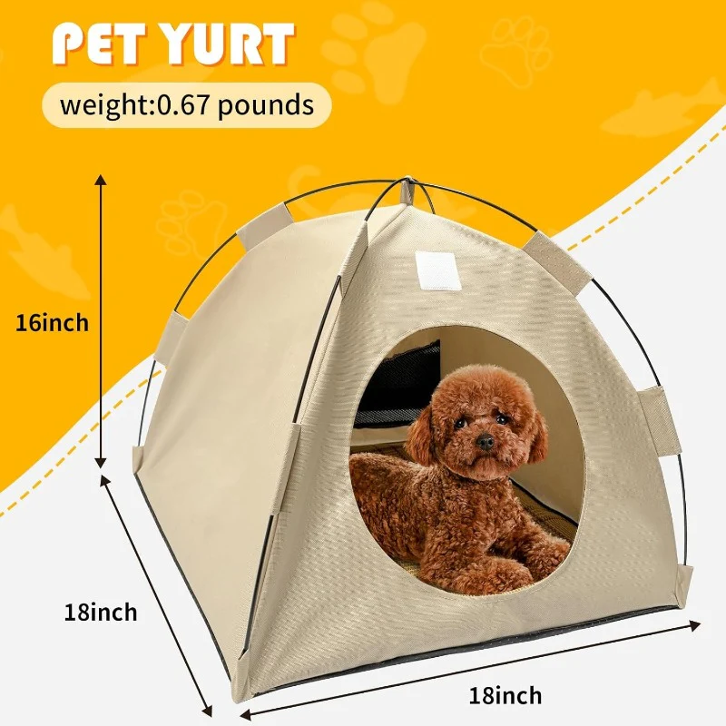 BreezyDen Pop-Up Pet Tent – Portable Hideaway for Cats & Small Dogs - Image 3