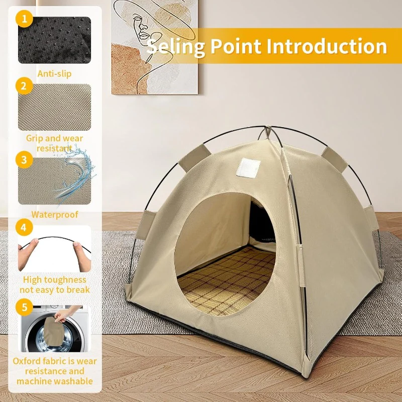 BreezyDen Pop-Up Pet Tent – Portable Hideaway for Cats & Small Dogs - Image 5