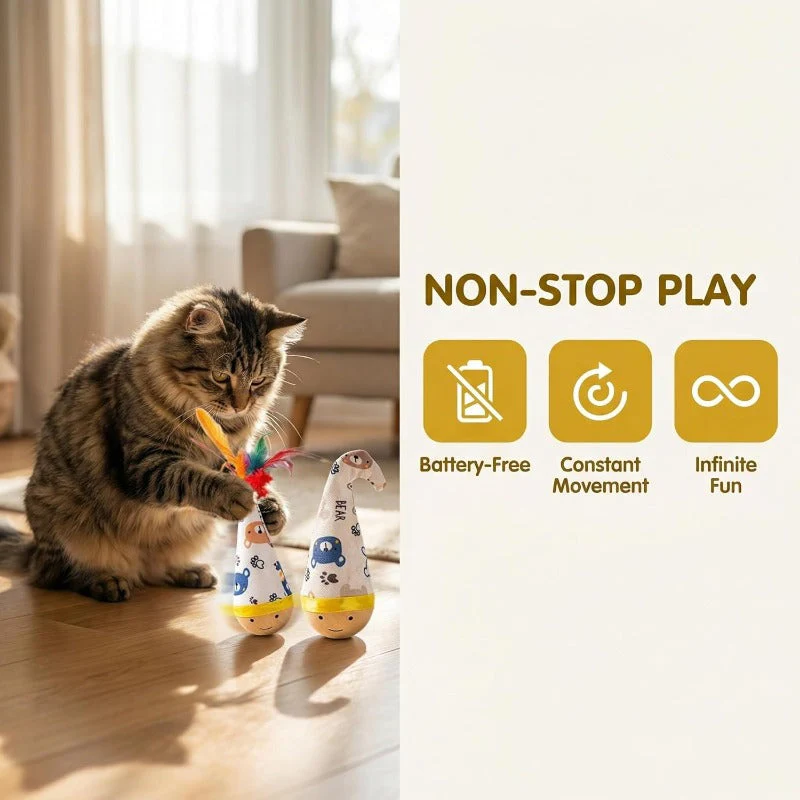 Calming Catnip Wooden Tumbler - Image 7