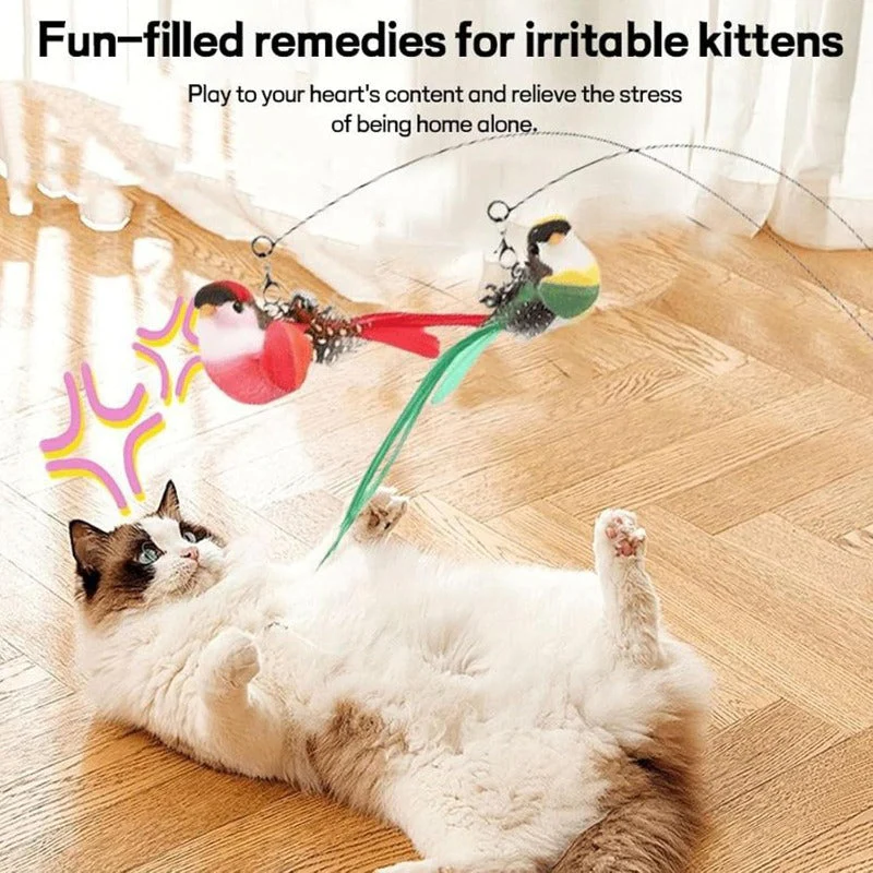 Double-Ended Suction Cup Cat Wand - Image 2
