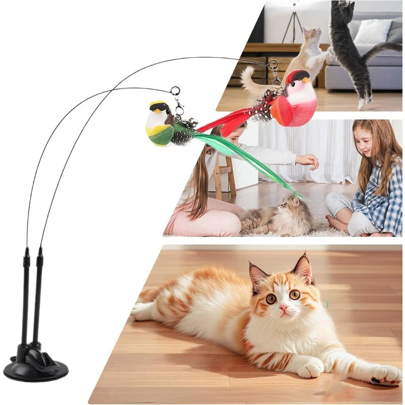 Double-Ended Suction Cup Cat Wand - Image 3
