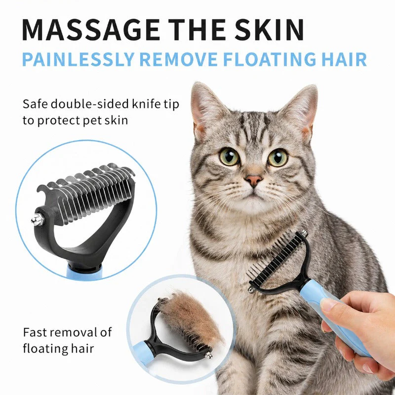 Dual-Sided Pet Grooming Tool - Image 2