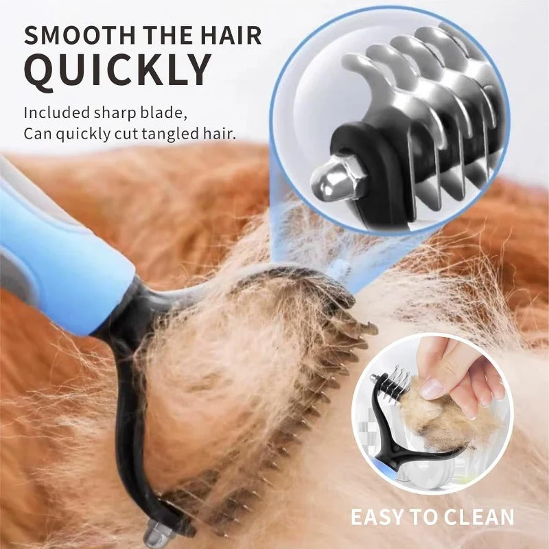 Dual-Sided Pet Grooming Tool - Image 3