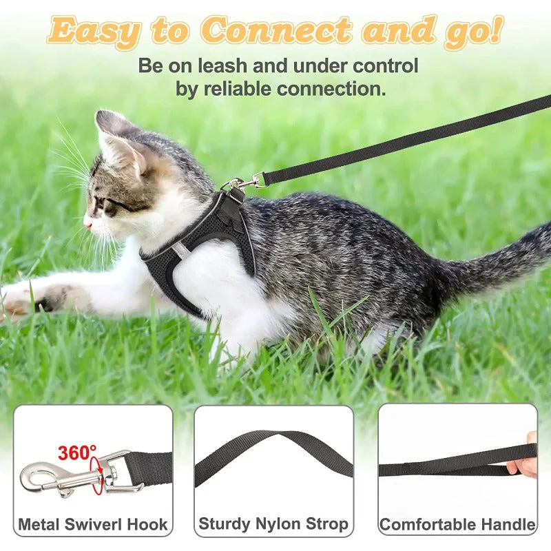 Escape-Proof Soft Mesh Harness - Image 3