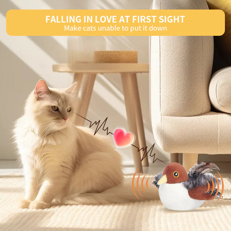 YoPoll Interactive Chirping Bird Cat Toy - Image 5