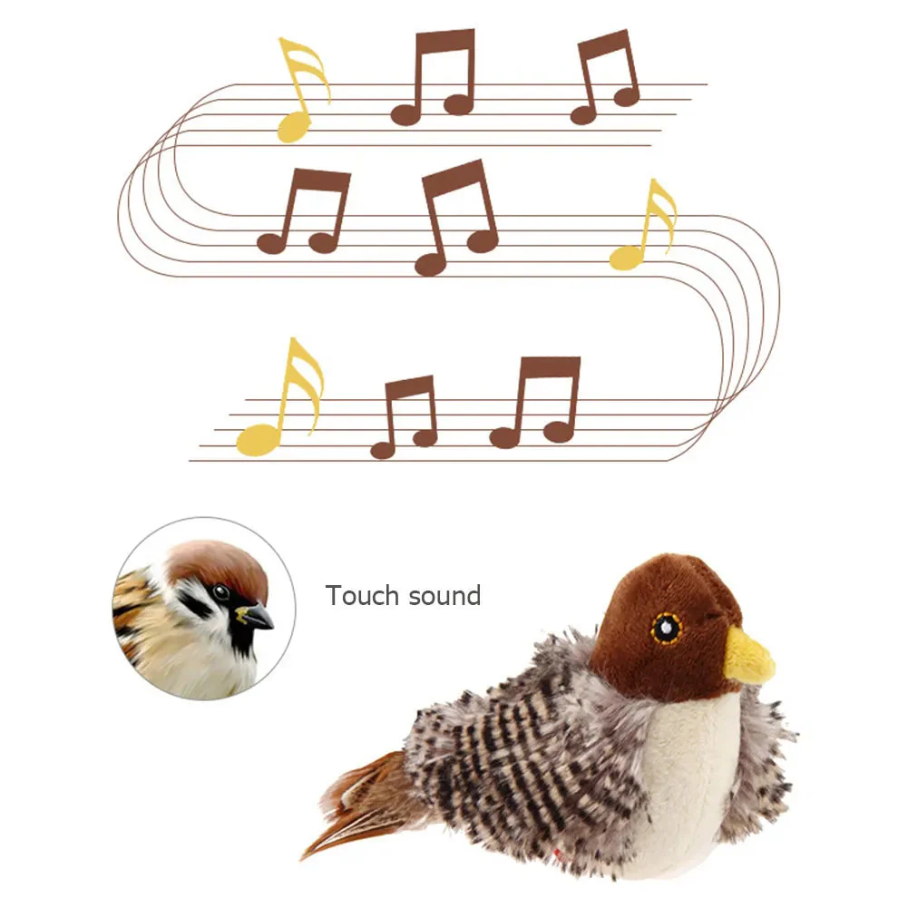 YoPoll Interactive Chirping Bird Cat Toy - Image 9
