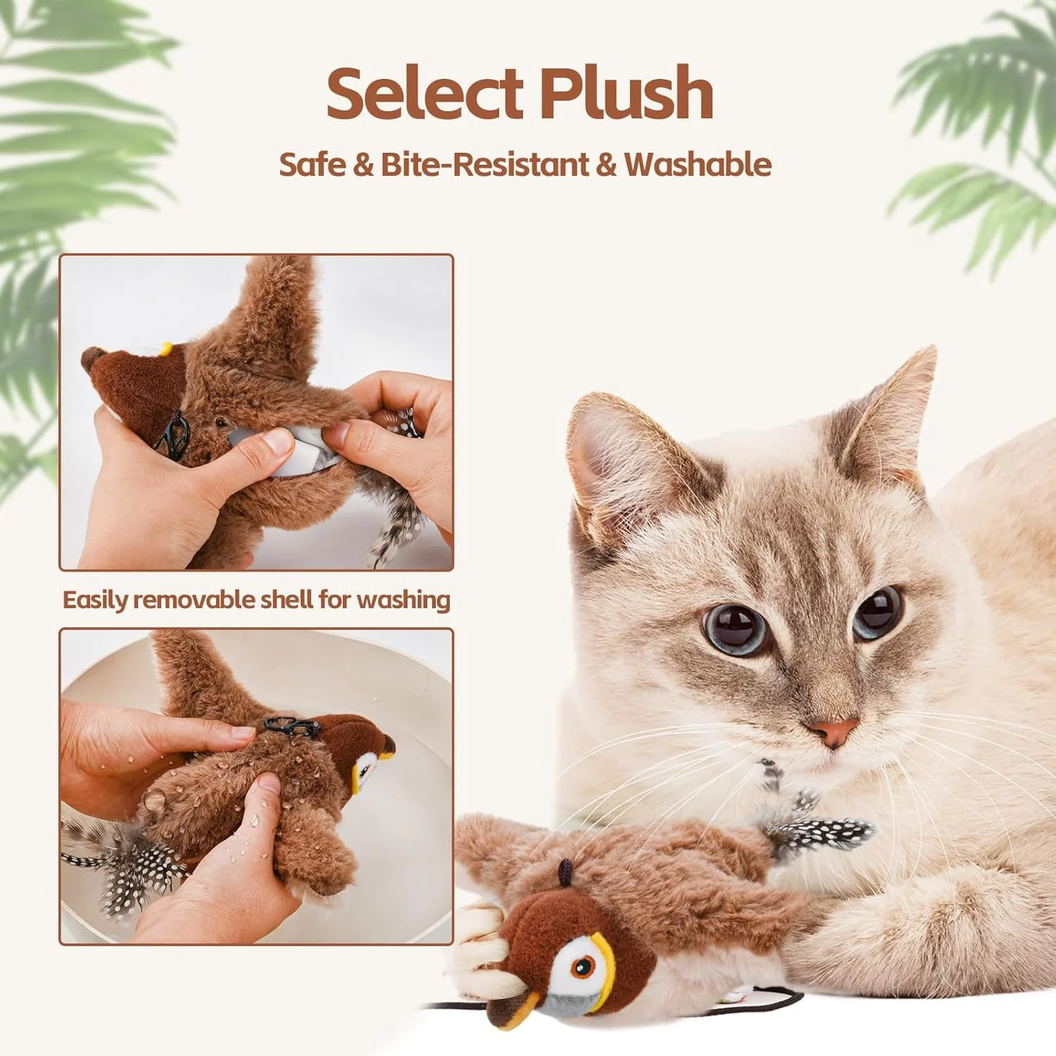 YoPoll Interactive Chirping Bird Cat Toy - Image 5