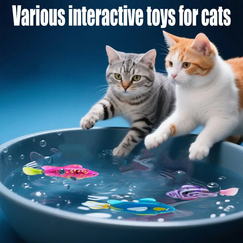 Interactive LED Robotic Fish Toy for Pets - Image 6