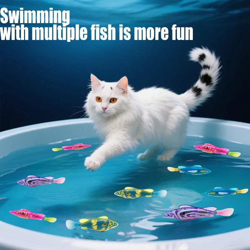 Interactive LED Robotic Fish Toy for Pets - Image 7