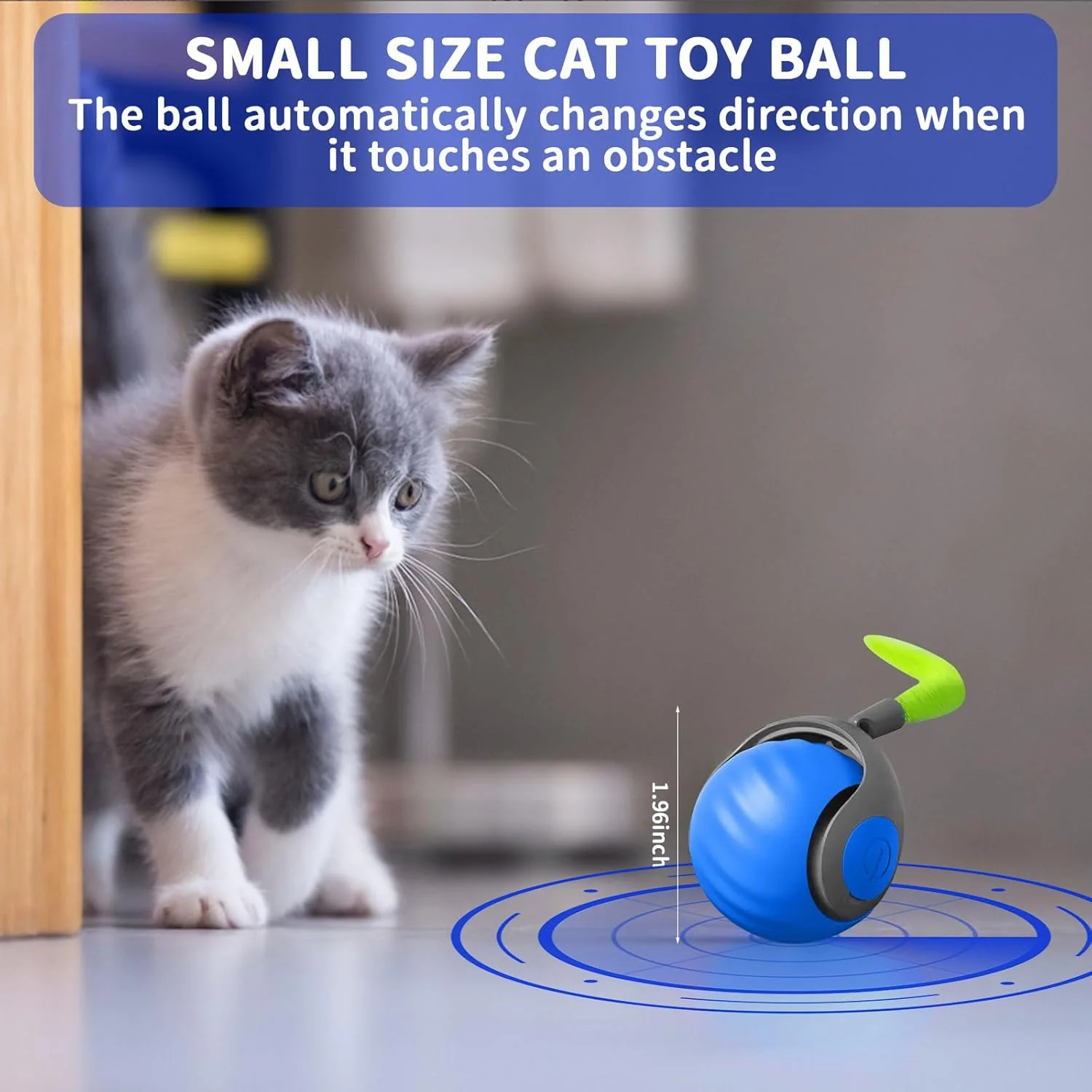 Interactive Rechargeable Cat Toy Ball - Image 2