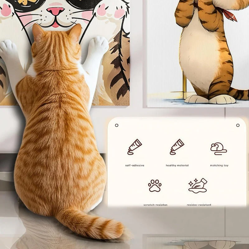 Large Felt Cat Scratch Pad - Image 7