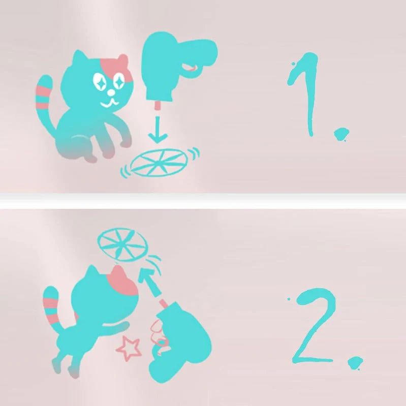 Light-Up Flying Disc Cat Launcher Set - Image 3