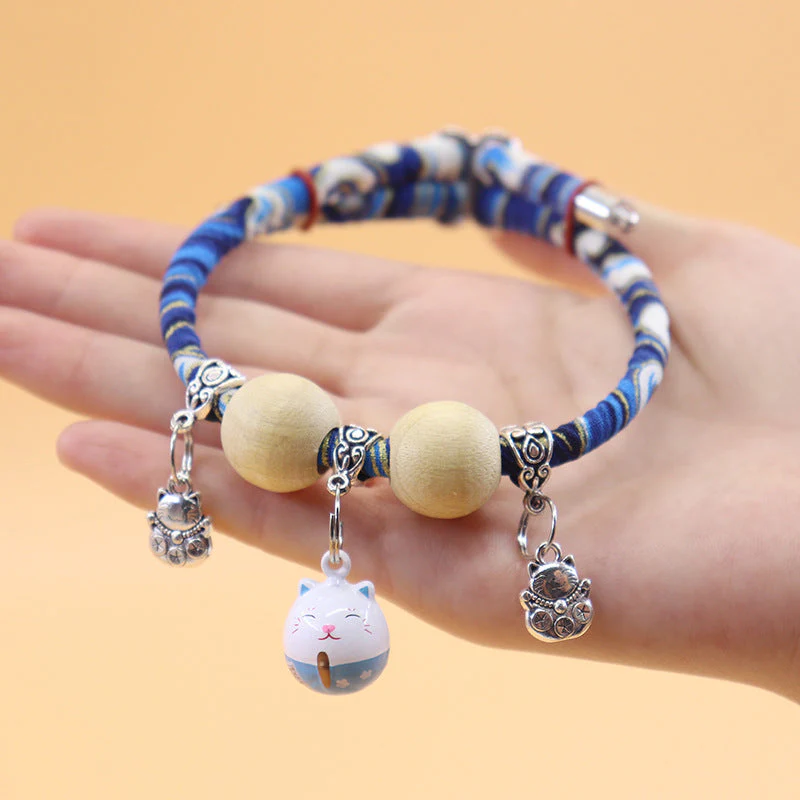 Yopoll Lucky Kimono Cedar-Bead Pet Collar - Image 4
