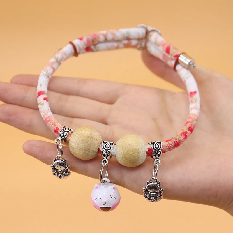 Yopoll Lucky Kimono Cedar-Bead Pet Collar - Image 5