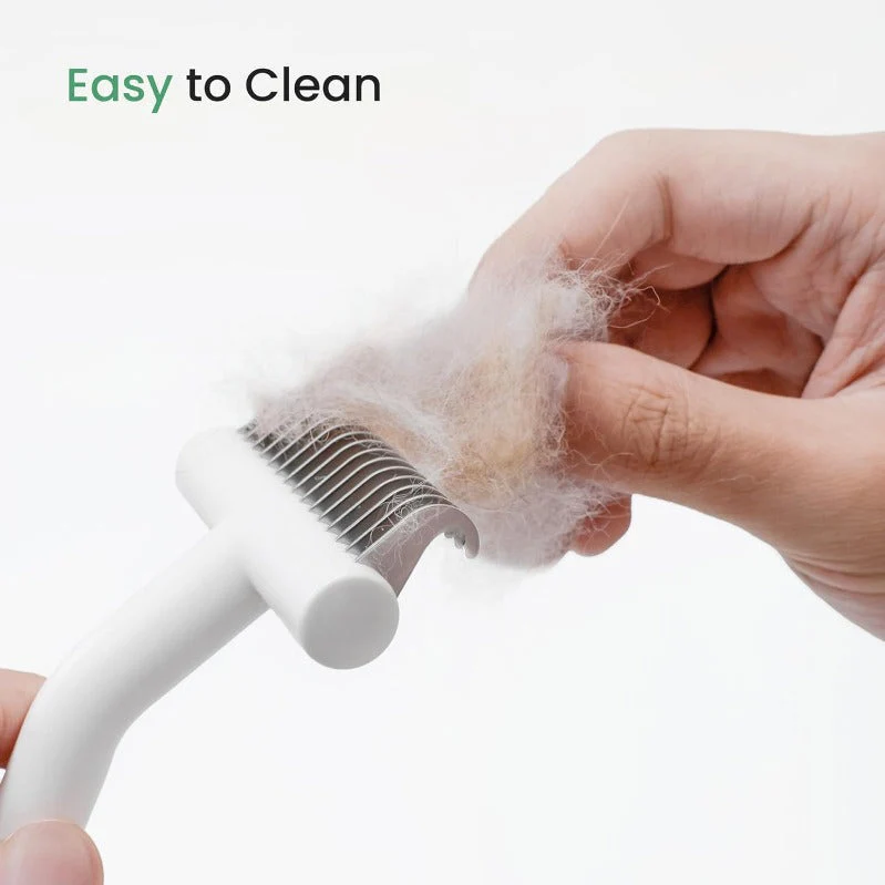 Pet Shedding & Grooming Brush with Skin-Safe Blades - Image 6