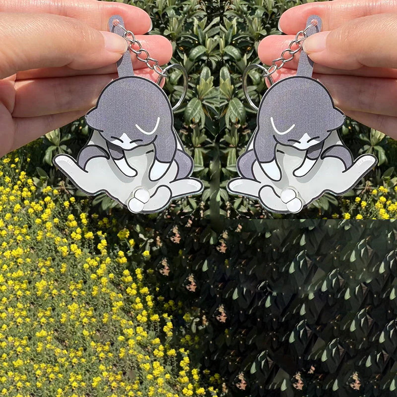 Playing with eggs and kitten keychain - Image 9