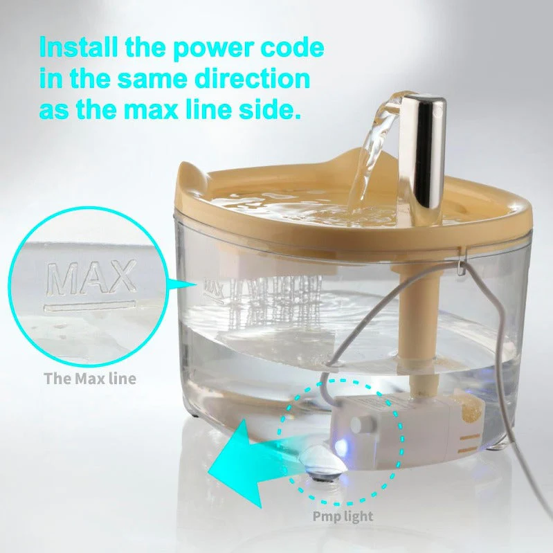Triple-Filter Pet Water Fountain - Image 5