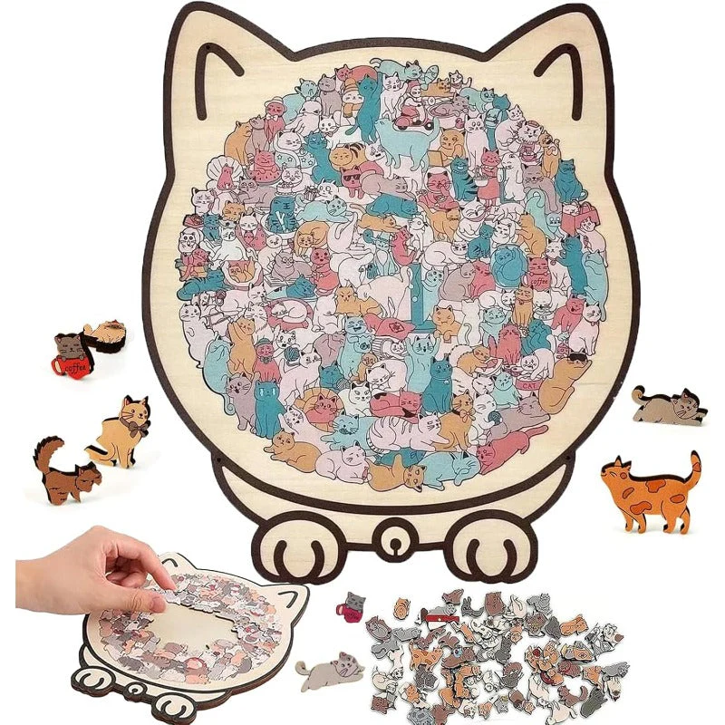 Wooden Cat Puzzle - Image 8